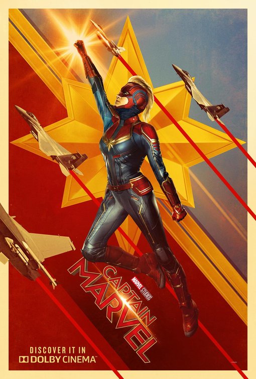 1000 piece jigsaw puzzle for the movie poster: Captain Marvel (2019) ver4