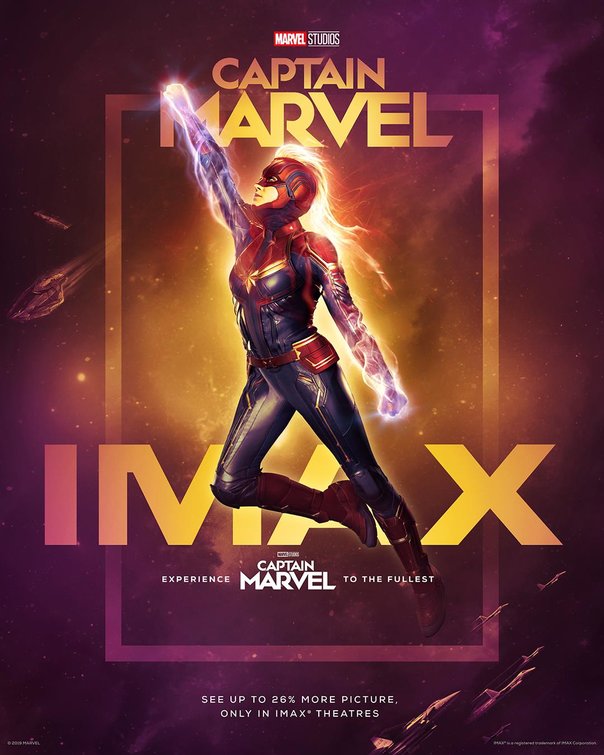 1000 piece jigsaw puzzle for the movie poster: Captain Marvel (2019) ver6