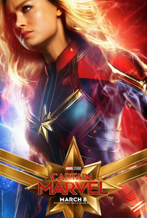 1000 piece jigsaw puzzle for the movie poster: Captain Marvel (2019) ver7