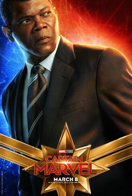 1000 piece jigsaw puzzle for the movie poster: Captain Marvel (2019) ver8