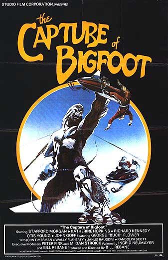 1000 piece jigsaw puzzle for the movie poster: The Capture of Bigfoot (1979)