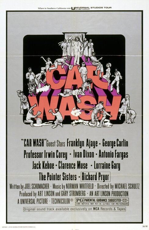 the movie poster: Car Wash (1976)