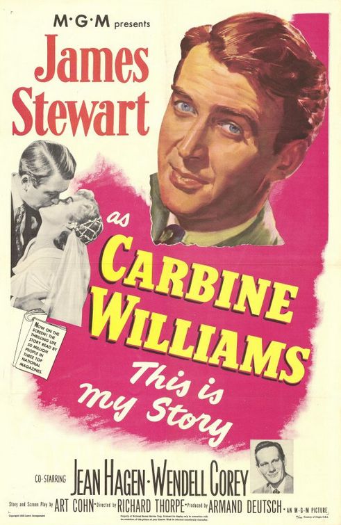 the movie poster: Carbine Williams (1952)