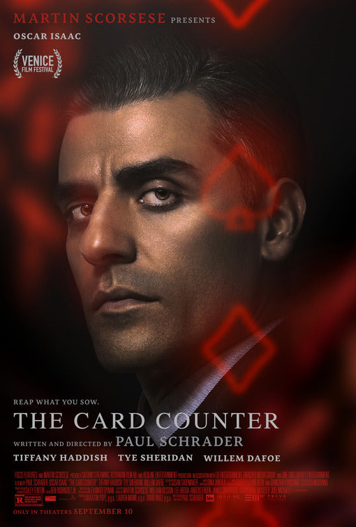 1000 piece jigsaw puzzle for the movie poster: The Card Counter (2021)