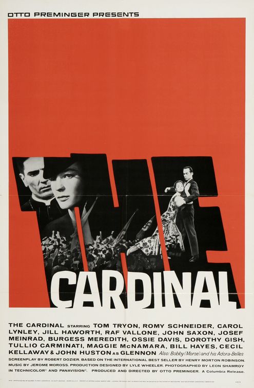 the movie poster: The Cardinal (1963)