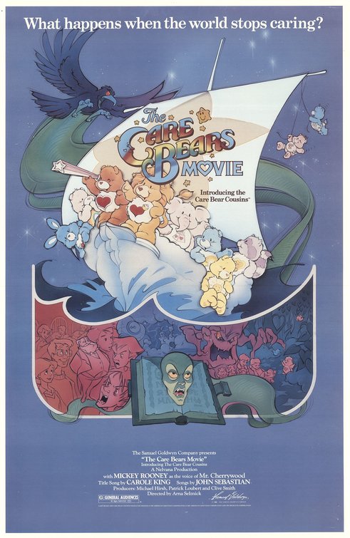 the movie poster: The Care Bears Movie (1985)