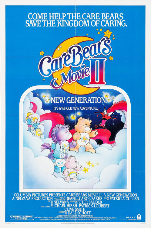 the movie poster: Care Bears Movie II: A New Generation (1986)