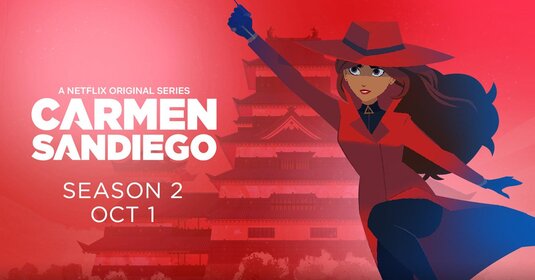 1000 piece jigsaw puzzle for tv poster: Carmen Sandiego, ver3