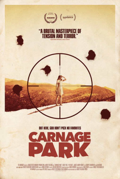 1000 piece jigsaw puzzle for the movie poster: Carnage Park (2016)
