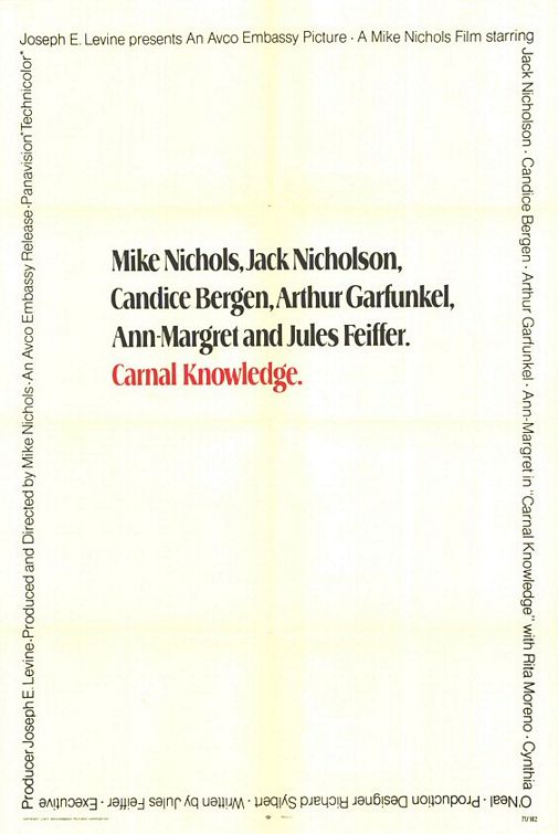 the movie poster: Carnal Knowledge (1971)
