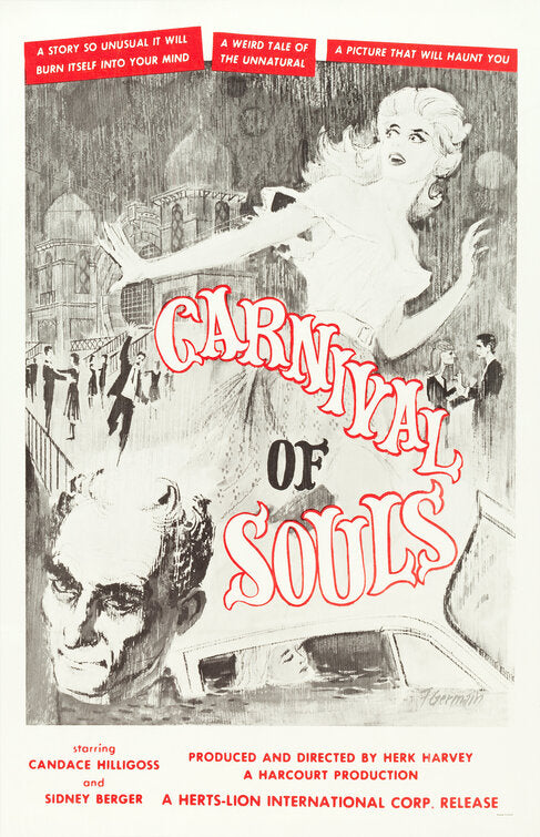 1000 piece jigsaw puzzle for the movie poster: Carnival of Souls (1962)