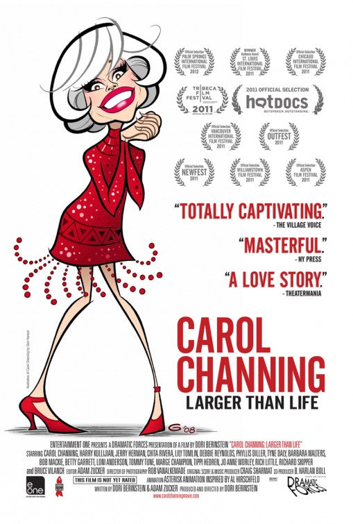 1000 piece jigsaw puzzle for the movie poster: Carol Channing: Larger Than Life (2012)