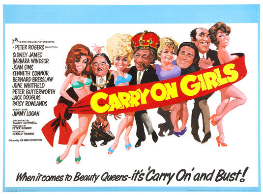 1000 piece jigsaw puzzle for the movie poster: Carry on Girls (1973) ver2