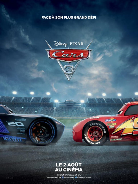 1000 piece jigsaw puzzle for the movie poster: Cars 3 (2017) ver5