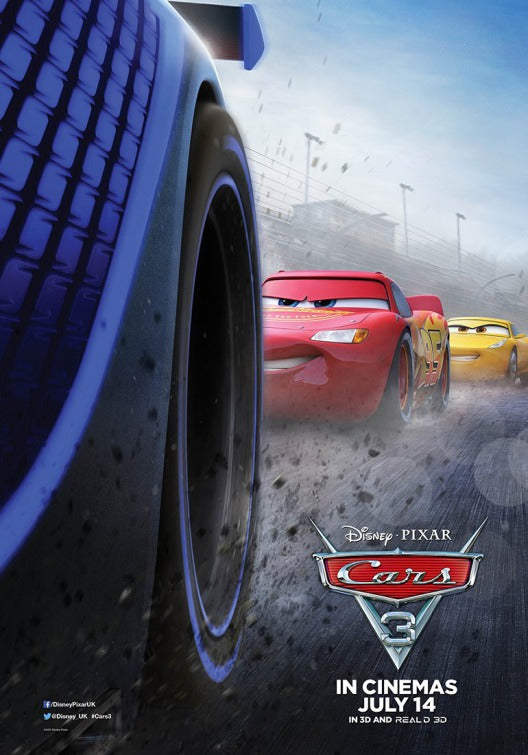 1000 piece jigsaw puzzle for the movie poster: Cars 3 (2017) ver6