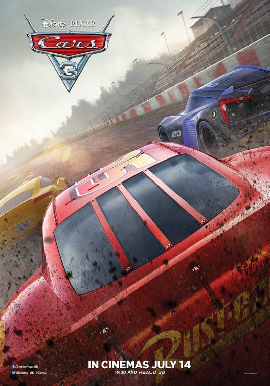 1000 piece jigsaw puzzle for the movie poster: Cars 3 (2017) ver7