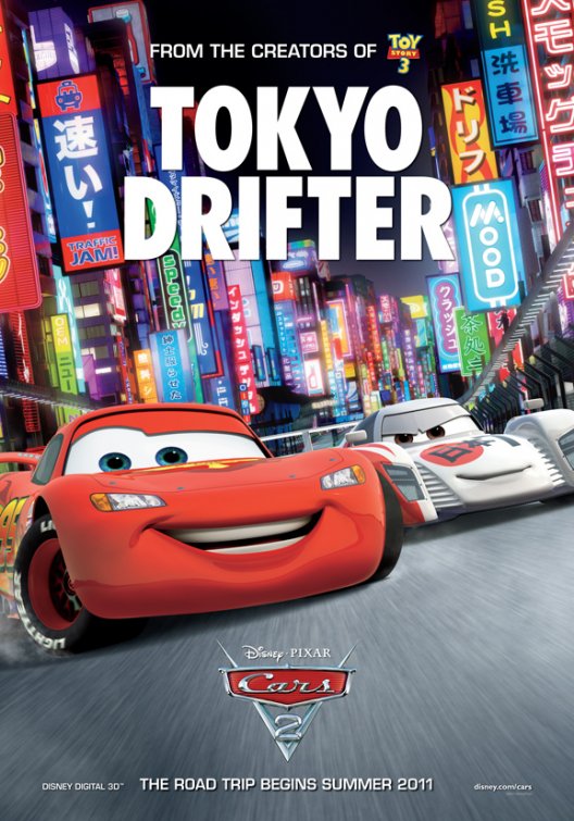 1000 piece jigsaw puzzle for the movie poster: Cars 2 (2011) ver12
