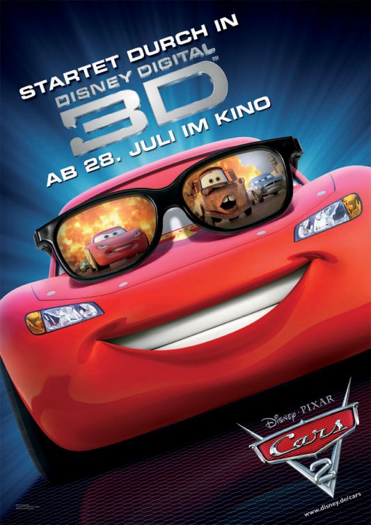 1000 piece jigsaw puzzle for the movie poster: Cars 2 (2011) ver16