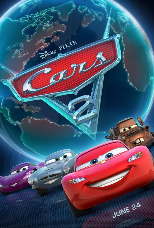 1000 piece jigsaw puzzle for the movie poster: Cars 2 (2011) ver5