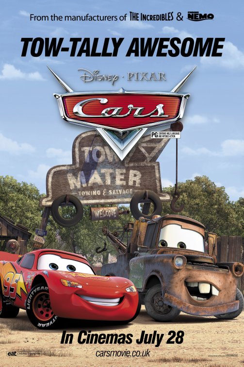 1000 piece jigsaw puzzle for the movie poster: Cars (2006) ver10