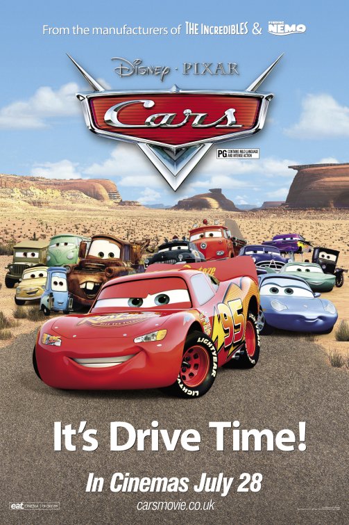 1000 piece jigsaw puzzle for the movie poster: Cars (2006) ver12