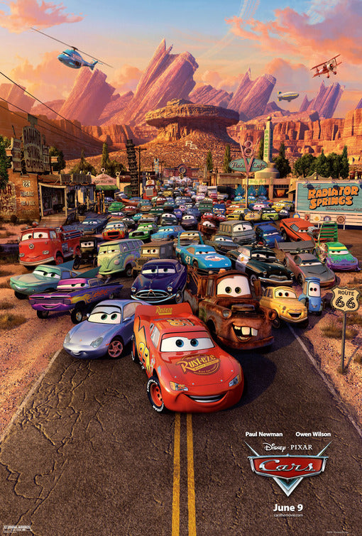 the movie poster: Cars (2006) ver2