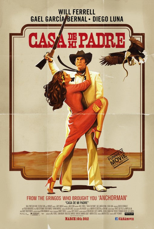 1000 piece jigsaw puzzle for the movie poster: Casa de mi Padre (2012) ver3