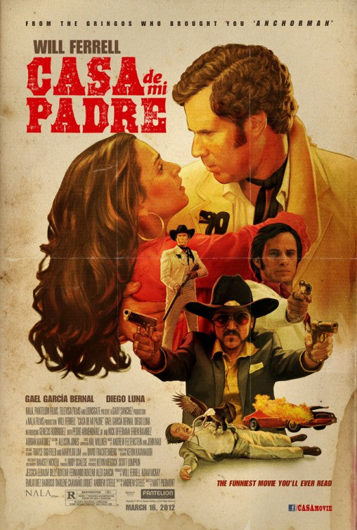 1000 piece jigsaw puzzle for the movie poster: Casa de mi Padre (2012) ver5