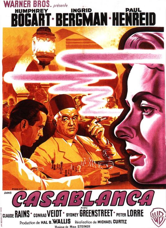 the movie poster: Casablanca (1942) ver6