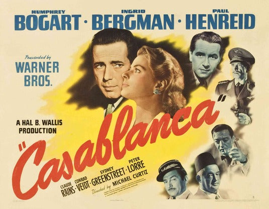 1000 piece jigsaw puzzle for the movie poster: Casablanca (1942) ver7