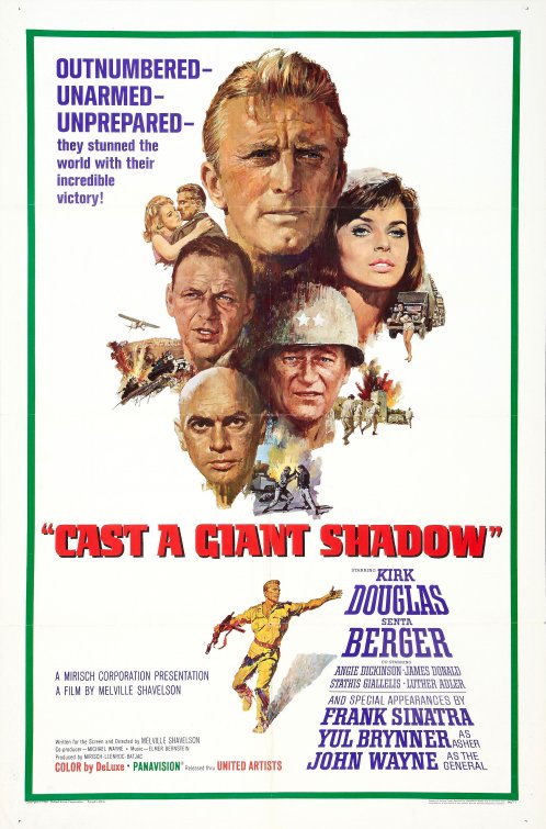 1000 piece jigsaw puzzle for the movie poster: Cast a Giant Shadow (1966)