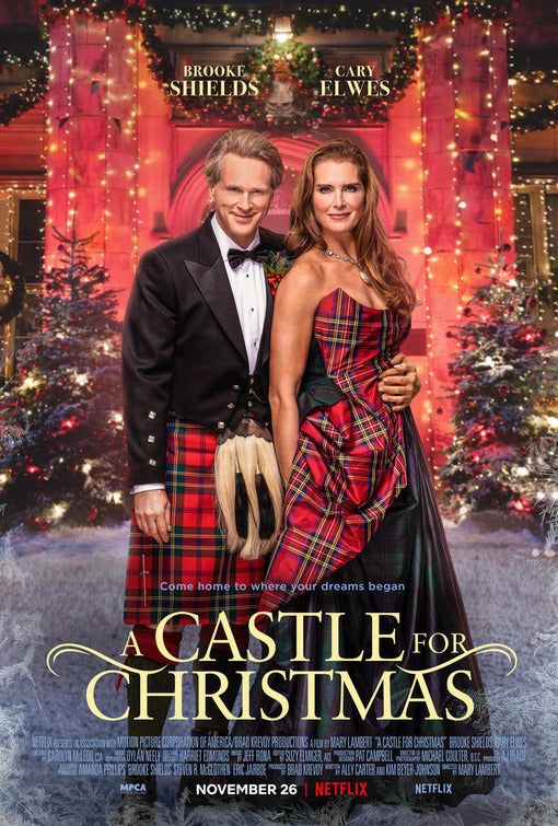 1000 piece jigsaw puzzle for the movie poster: A Castle for Christmas (2021)