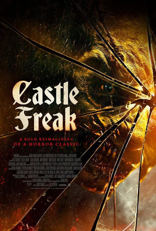 1000 piece jigsaw puzzle for the movie poster: Castle Freak (2020)