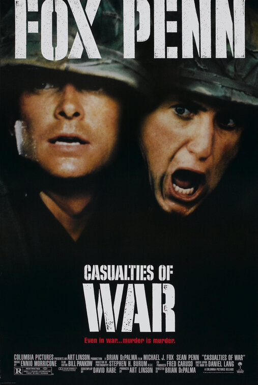 the movie poster: Casualties of War (1989)