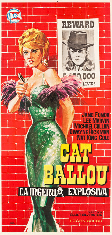 1000 piece jigsaw puzzle for the movie poster: Cat Ballou (1965) ver3