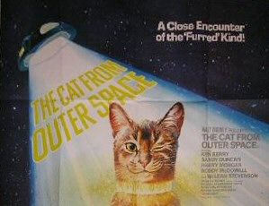 the movie poster: The Cat from Outer Space (1978) ver2