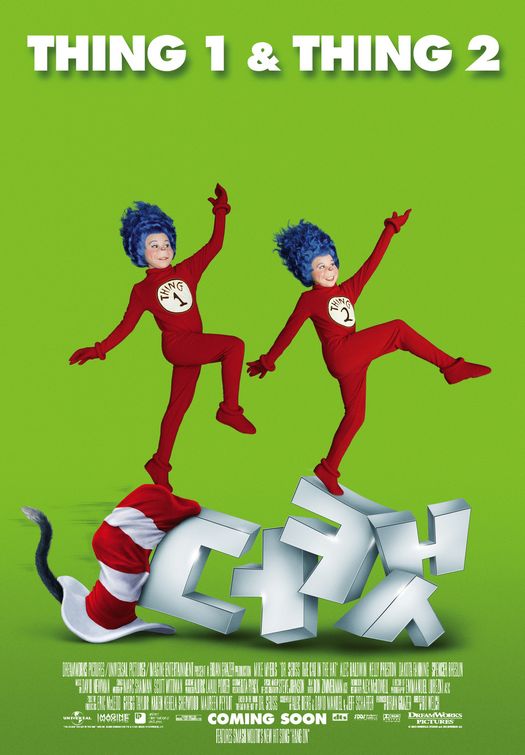 the movie poster: The Cat in the Hat (2003) ver7