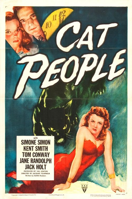 1000 piece jigsaw puzzle for the movie poster: Cat People (1942)