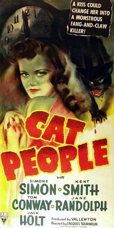 the movie poster: Cat People (1942) ver2
