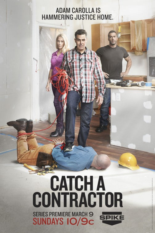 1000 piece jigsaw puzzle for tv poster: Catch a Contractor