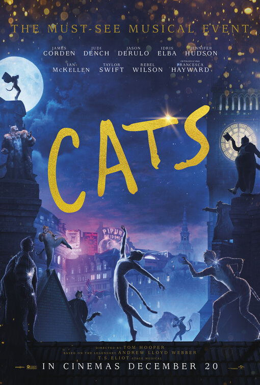 1000 piece jigsaw puzzle for the movie poster: Cats (2019) ver3