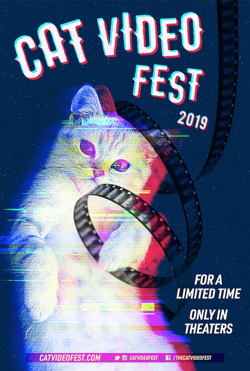 1000 piece jigsaw puzzle for the movie poster: CatVideoFest 2019 (2019)