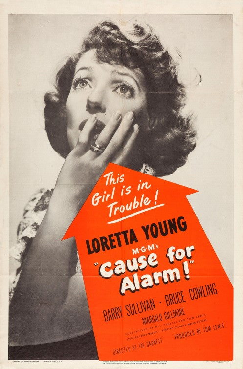 1000 piece jigsaw puzzle for the movie poster: Cause for Alarm! (1951)