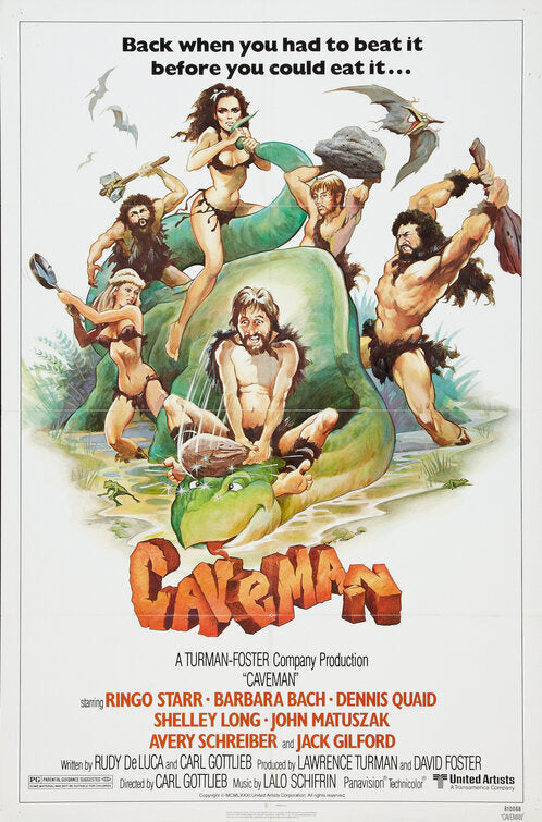 the movie poster: Caveman (1981)