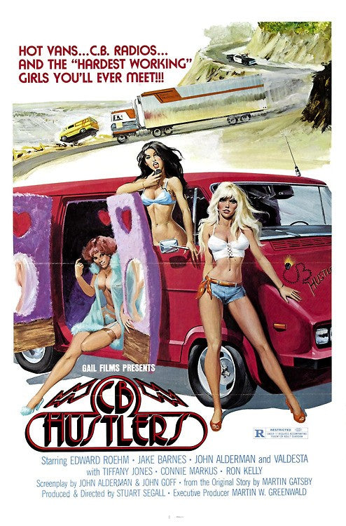 1000 piece jigsaw puzzle for the movie poster: C.B. Hustlers (1976)