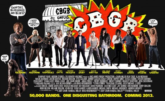 1000 piece jigsaw puzzle for the movie poster: CBGB (2013)