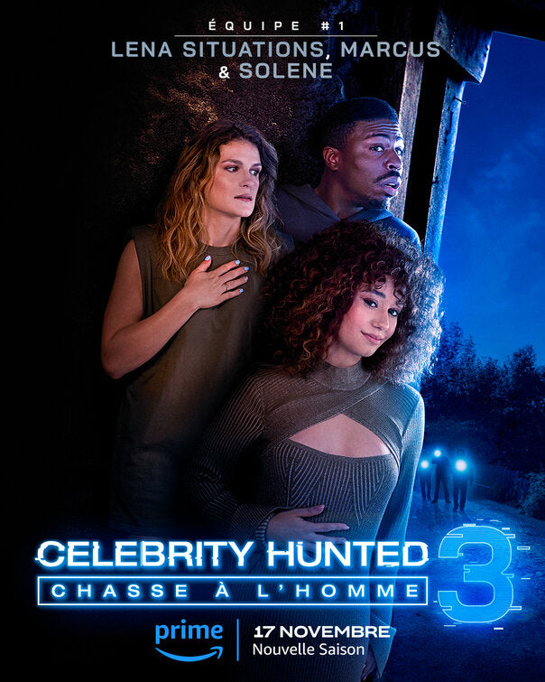 1000 piece jigsaw puzzle for tv poster: Celebrity Hunted: Chasse a l'homme, ver6