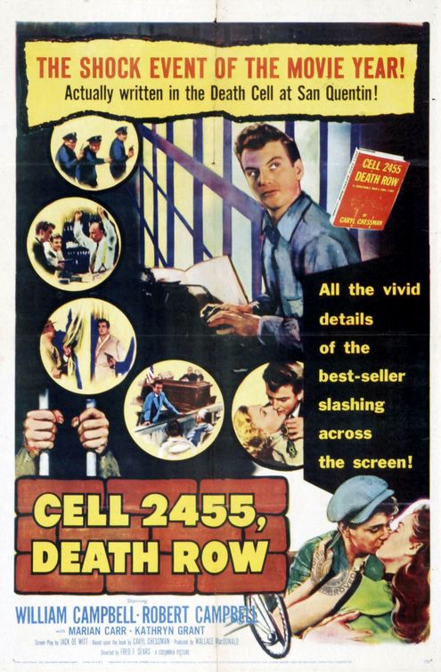 the movie poster: Cell 2455 Death Row (1955)