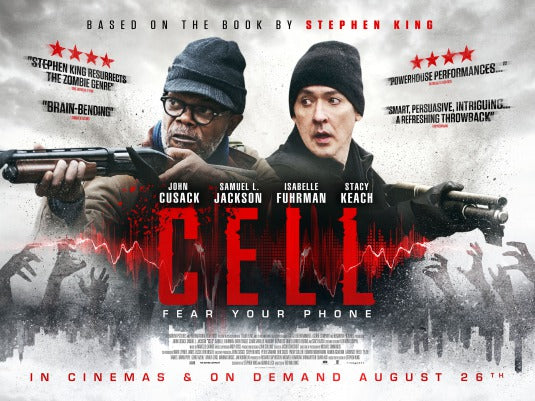 1000 piece jigsaw puzzle for the movie poster: Cell (2016) ver6
