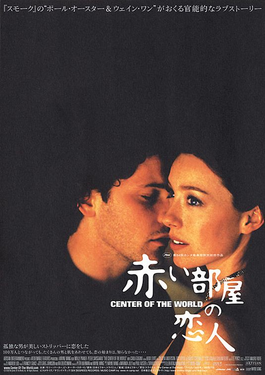 the movie poster: The Center of the World (2001) ver2